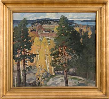 HELMI BIESE, NÄKYMÄ YLI HARJUJEN.