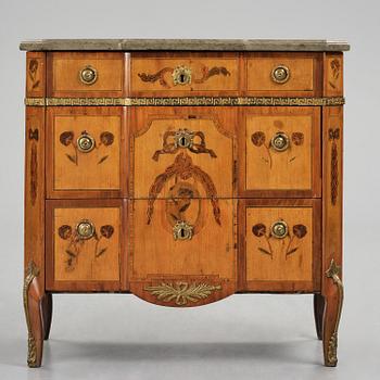 A Gustavian commod attributed to Jonas Hultsten (1773-94).