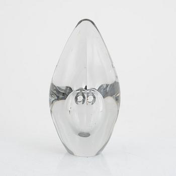 Timo Sarpaneva, a 'Bird's head' glass sculpture, Iittala 1955.