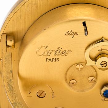 Cartier, alarm clock, 78 mm.