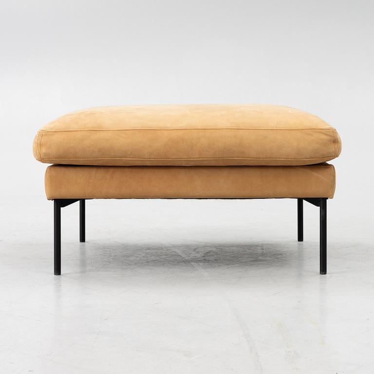 Sofa with footstool/chaise longue, exceptional, period.