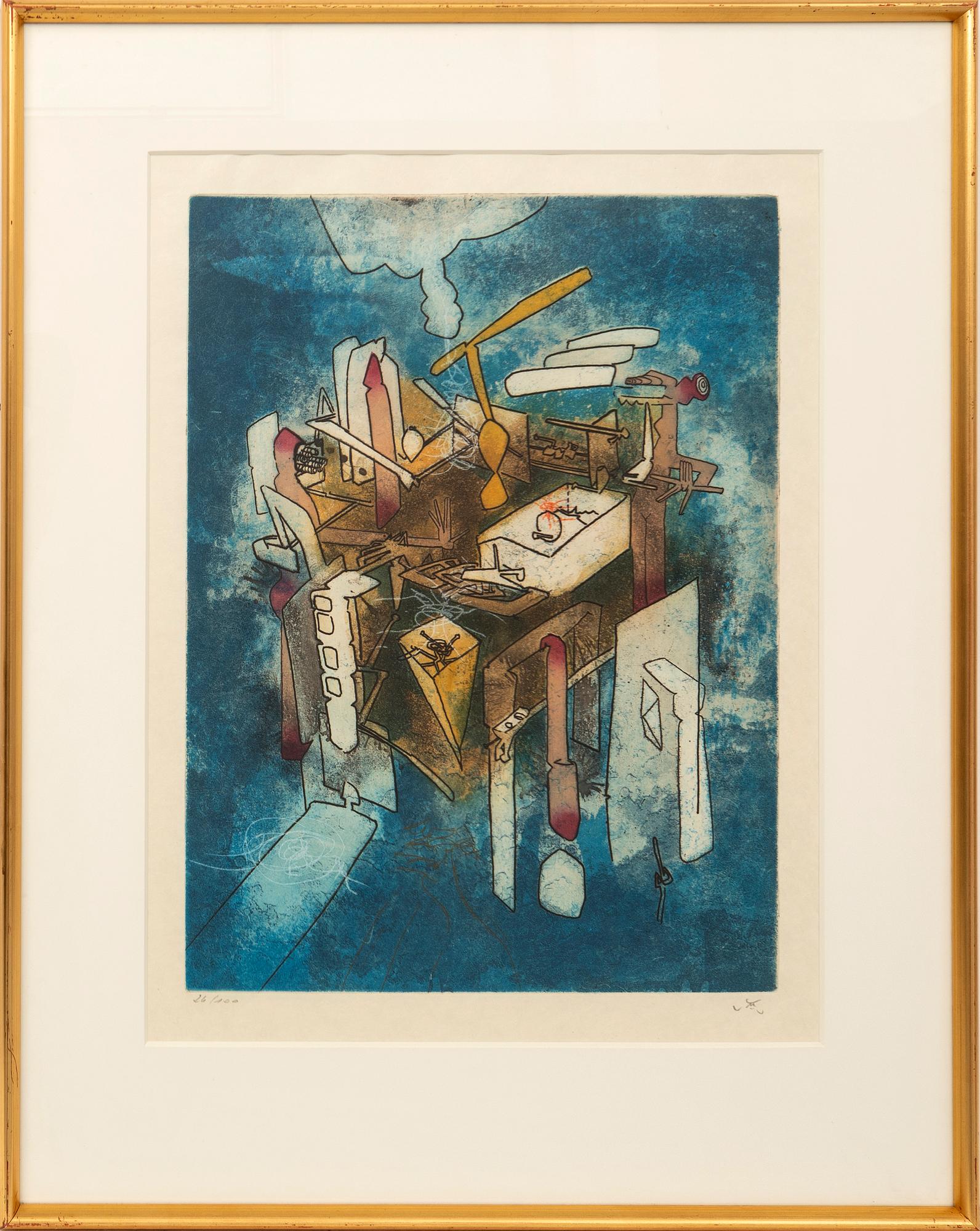 Roberto Matta, "L'ergonaute" ur "Hom'mere III", 1977.