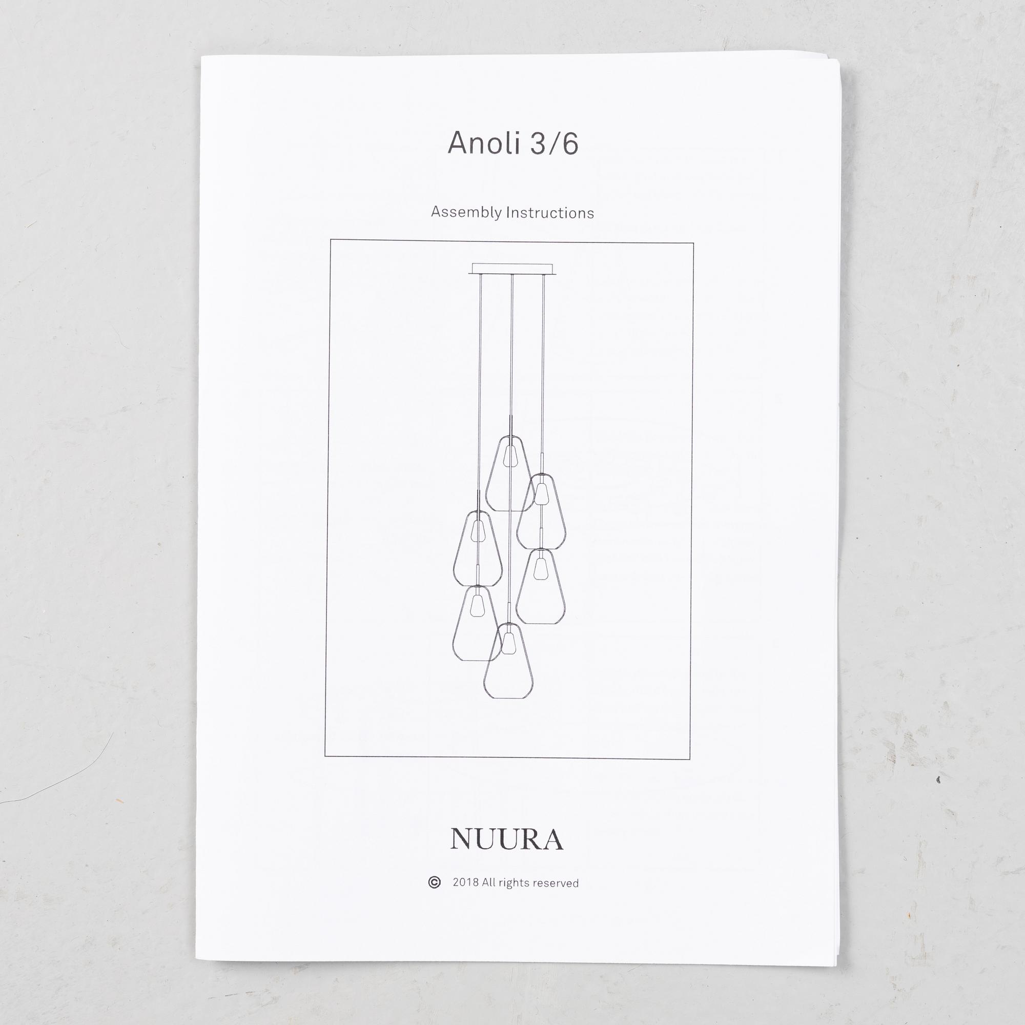 Sofie Refer, taklampa, "Miira 3", Nuura.