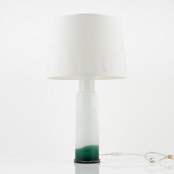 A glass table lamp, Luxus, Vittsjö, 1960's/70's.