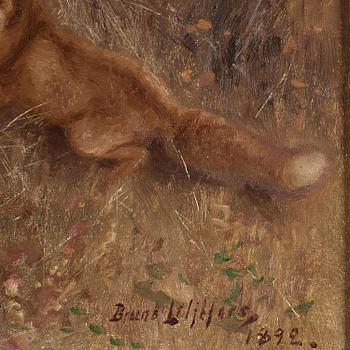 Bruno Liljefors, Fox on the hunt.