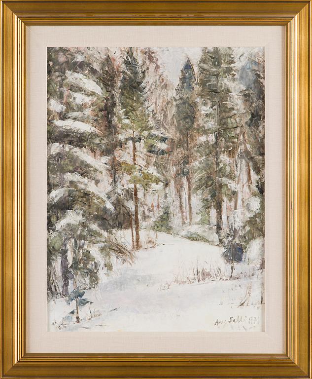 Aares Salli, Talvinen metsä.