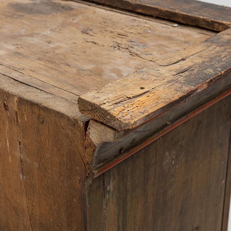 Cabinet., folk art, dated 1808.