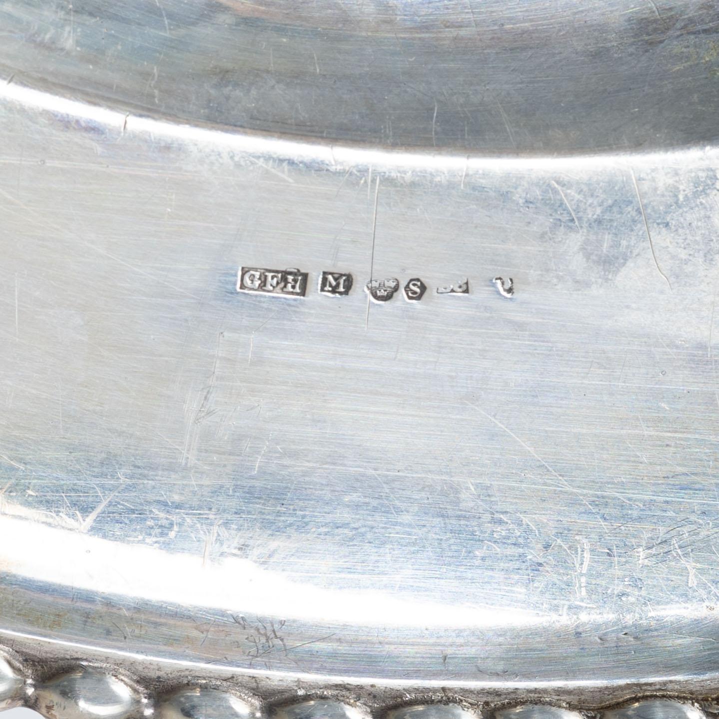 Dish, silver, GF Hallengren, Malmö 1928.
