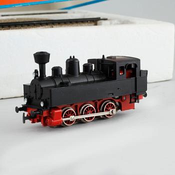 A lot of Märklin train parts, second half of the 20th century.