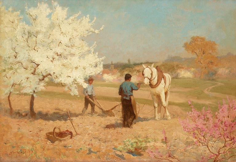 JOSEPH KIRKPATRICK, olja på duk. Signerad och daterad 1907.