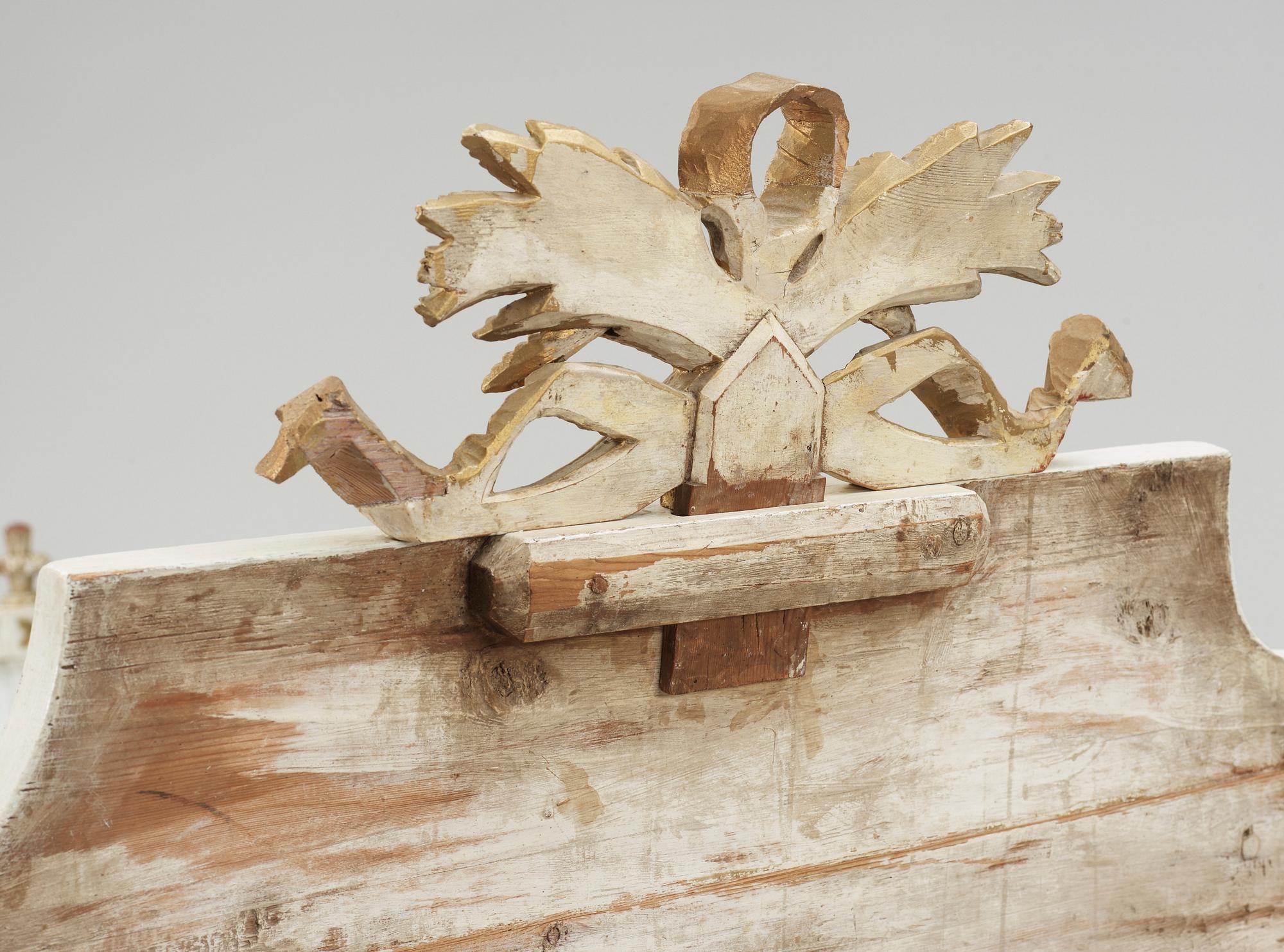 SÄNG. Gustaviansk. 17-1800-tal.