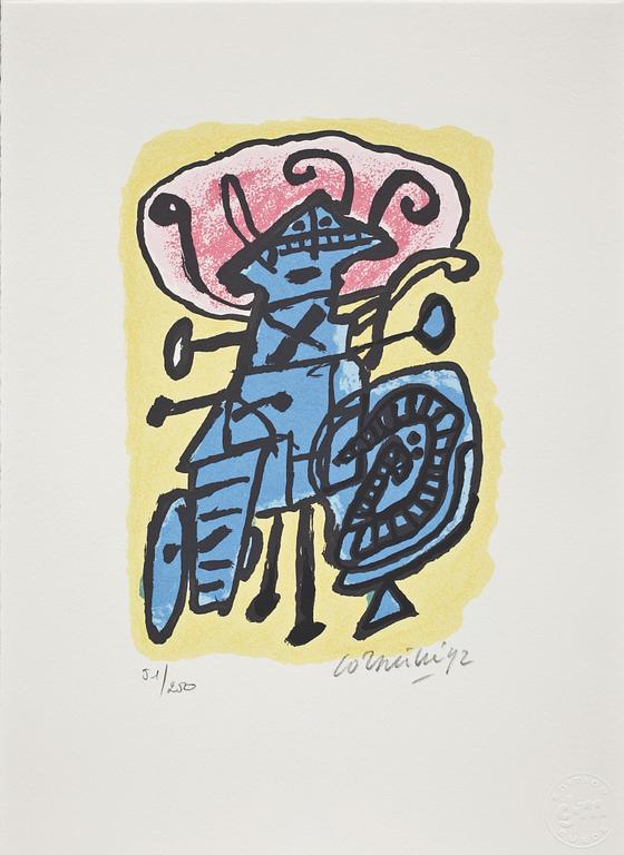 BEVERLOO CORNEILLE, seriegrafier, 3 st, "Trois images d'un été", sign o nr 51/250.