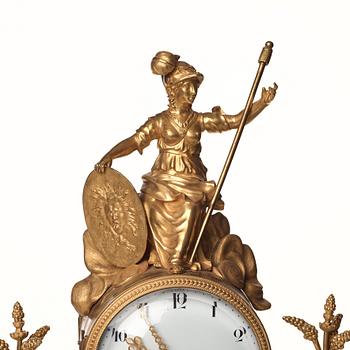 A Louis XVI 18th century mantel clock.