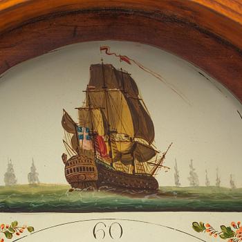 A Scottish mahogany long-case clock by John Smith, Pittenweem, 19th Century.