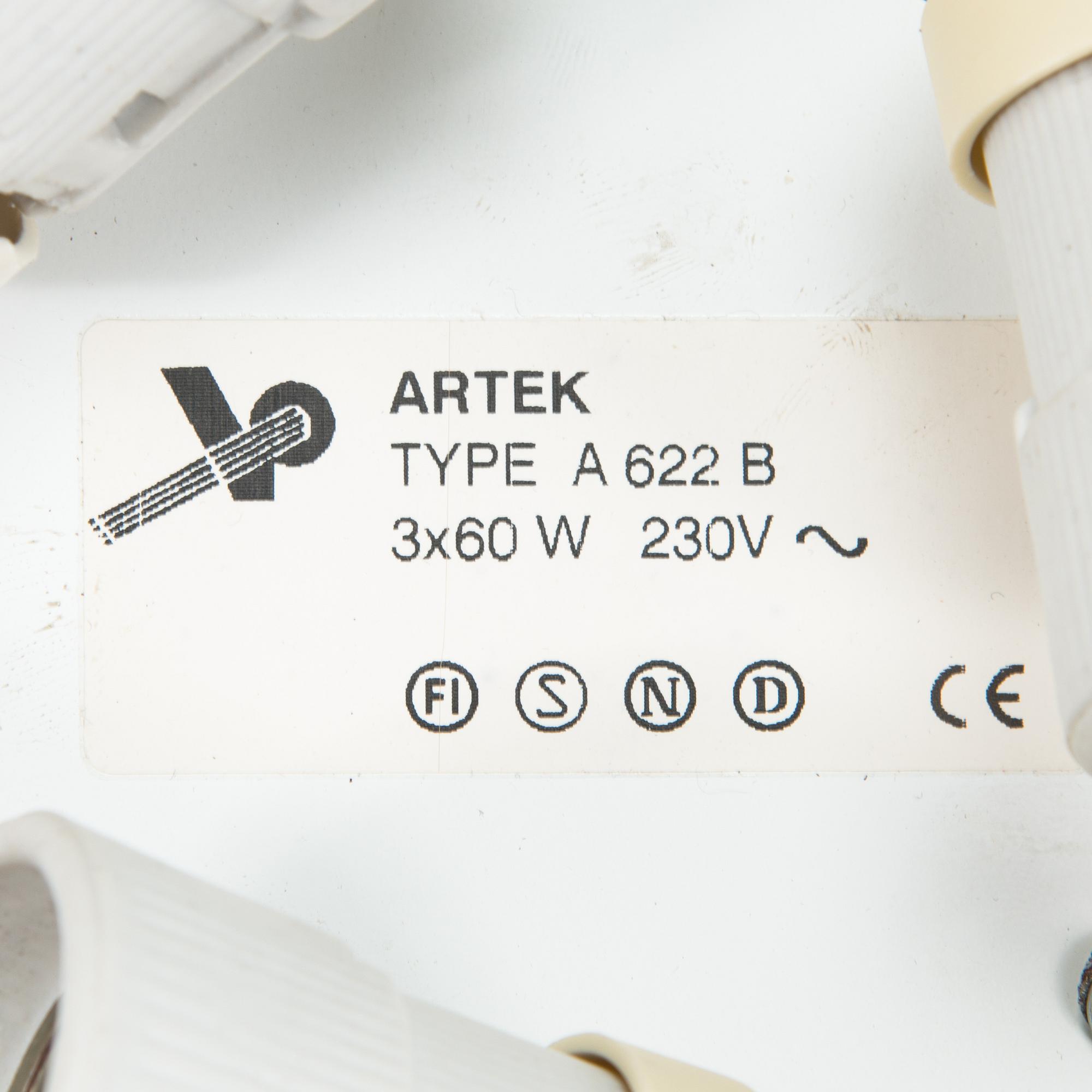 Alvar Aalto, taklampa, A622B, Valaisinpaja Oy, Finland.