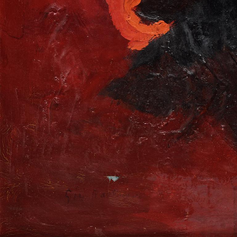 Siri Rathsman, oil on canvas, signed Siri Rathsman.