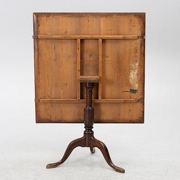 A folding table, Mälardalen, first half of the 19th century.