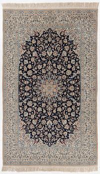 A semi-antique/old Nain carpet so called 6 LAA, c 260 x 160 cm.