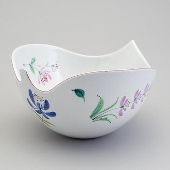 STIG LINDBERG, a faience bowl, Gustavsberg 1940s.