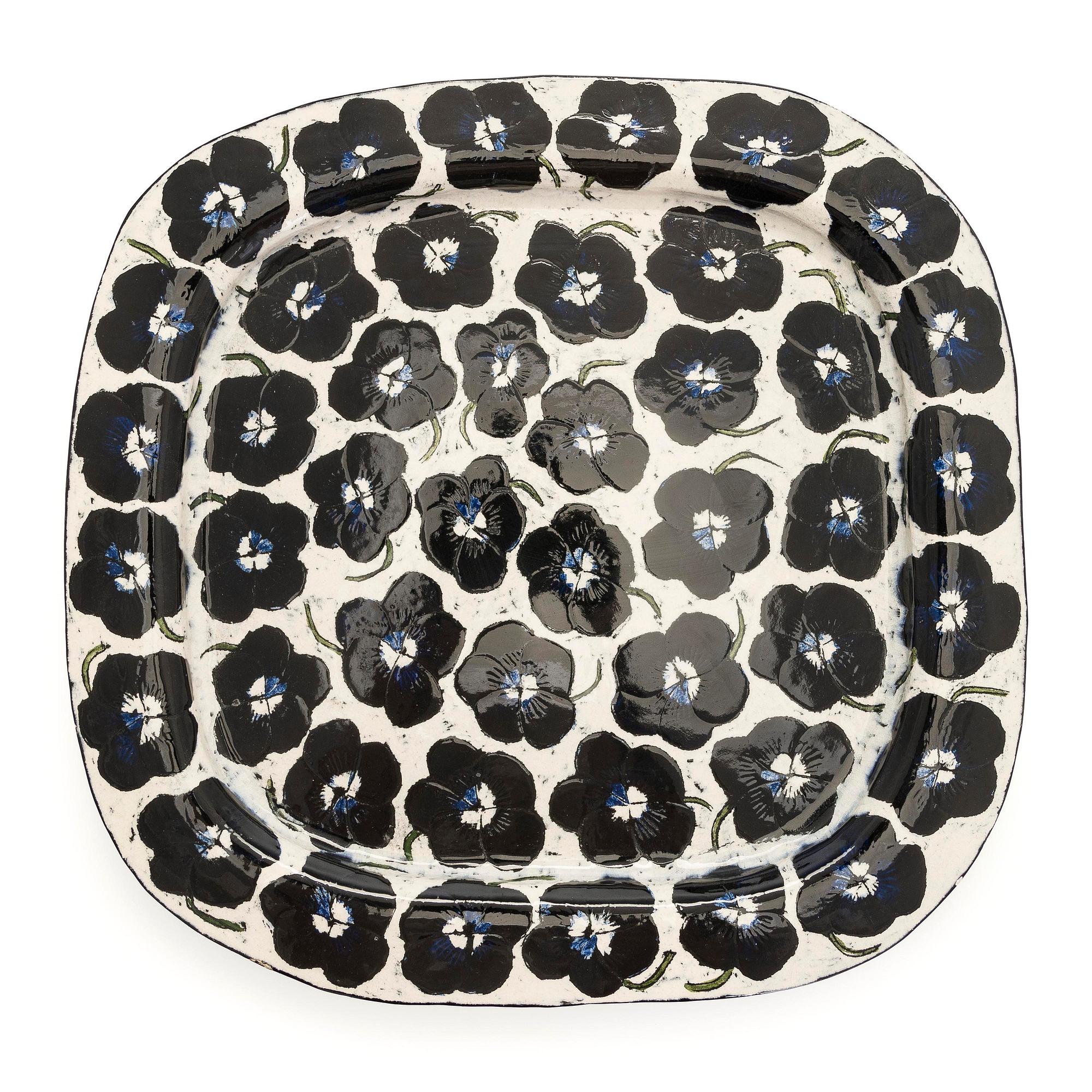 Birger Kaipiainen, dekorationsfat, stengods signerat Kaipiainen.