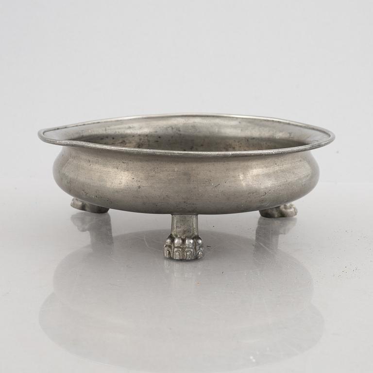 Estrid Ericson & Anna Petrus, a pewter bowl for Svenskt Tenn, model no A470, Stockholm 1929.