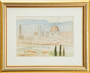 Einar Jolin,  View over Florence.