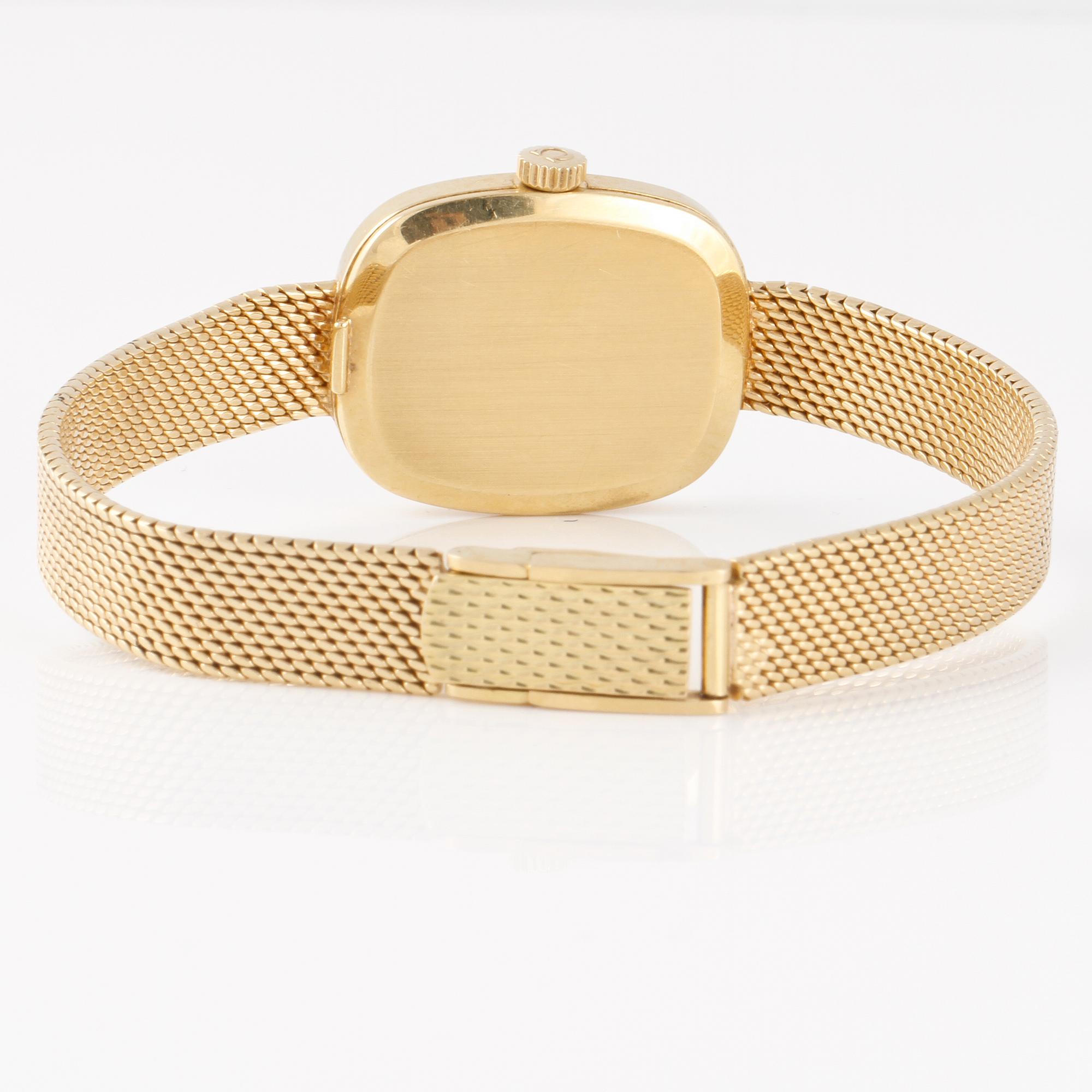 ARMBANDSUR, dam, 18 K guld, Omega, De Ville. Vikt 31 g.