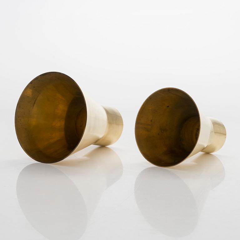 Paavo Tynell, a set of five 1930/1940s beakers made by Taito.