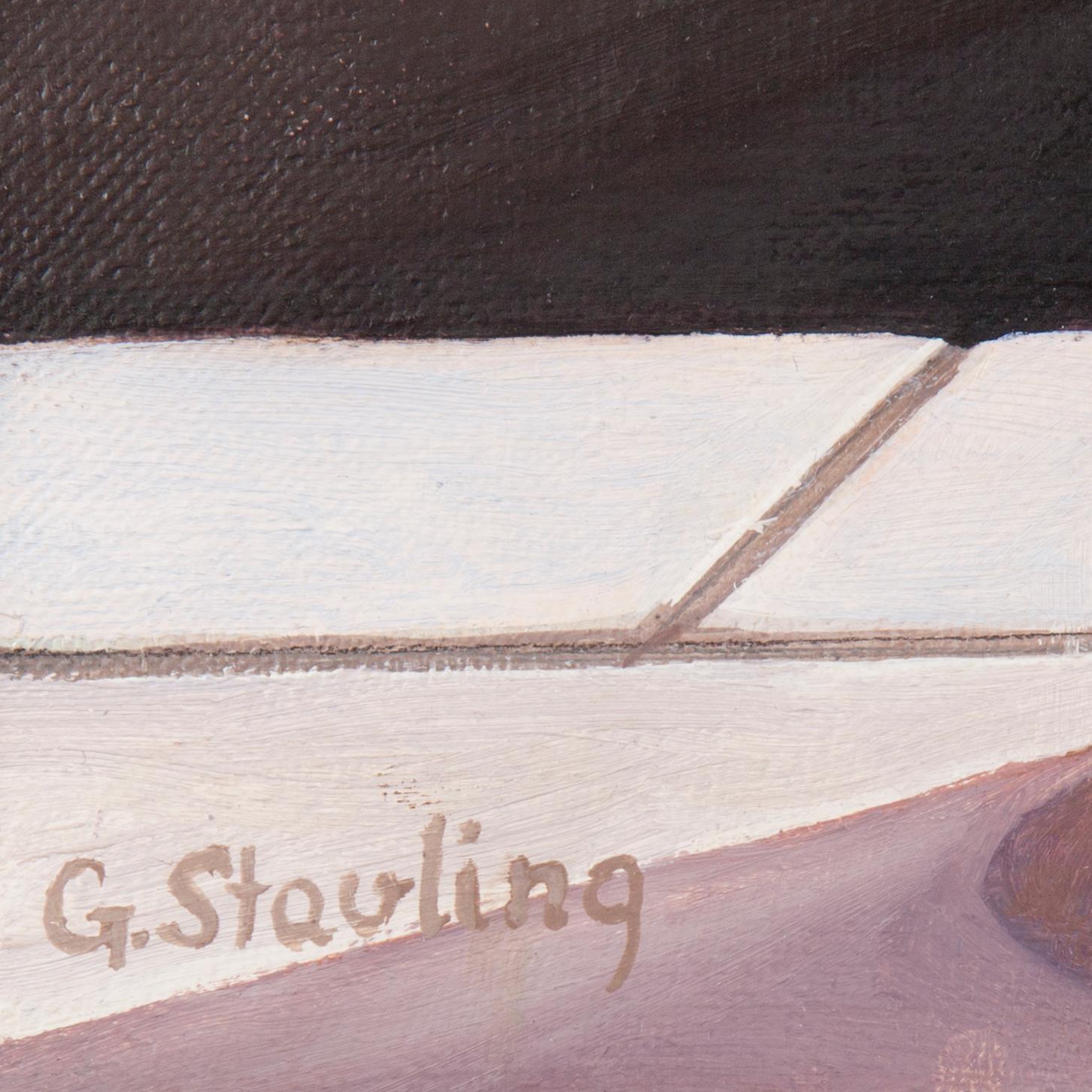 GERTRUD STAVLING, olja på duk, signerad.