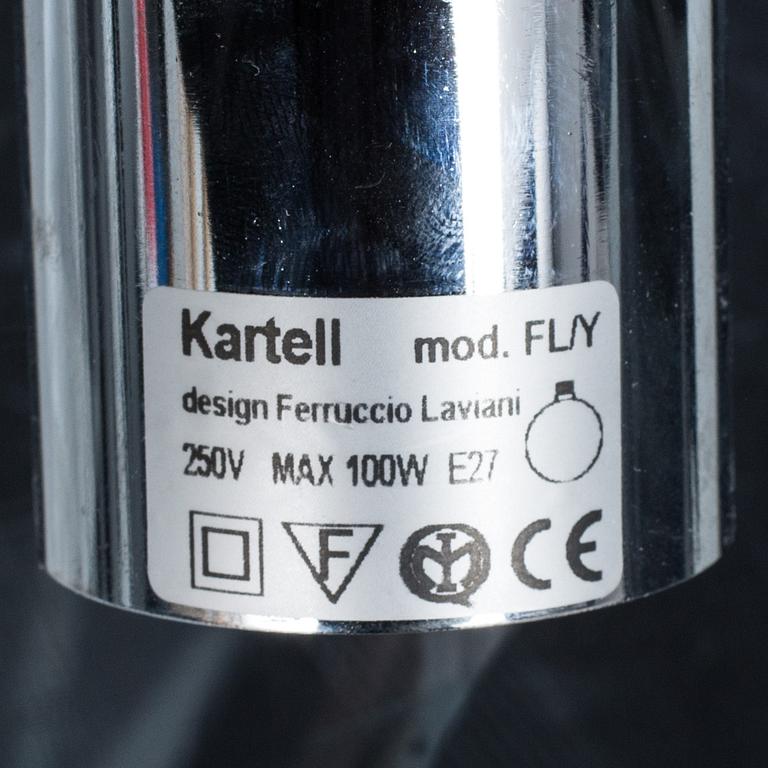 TAKLAMPA, Fl/y, formgiven av Ferruccio Laviani för Kartell. 2000-tal.