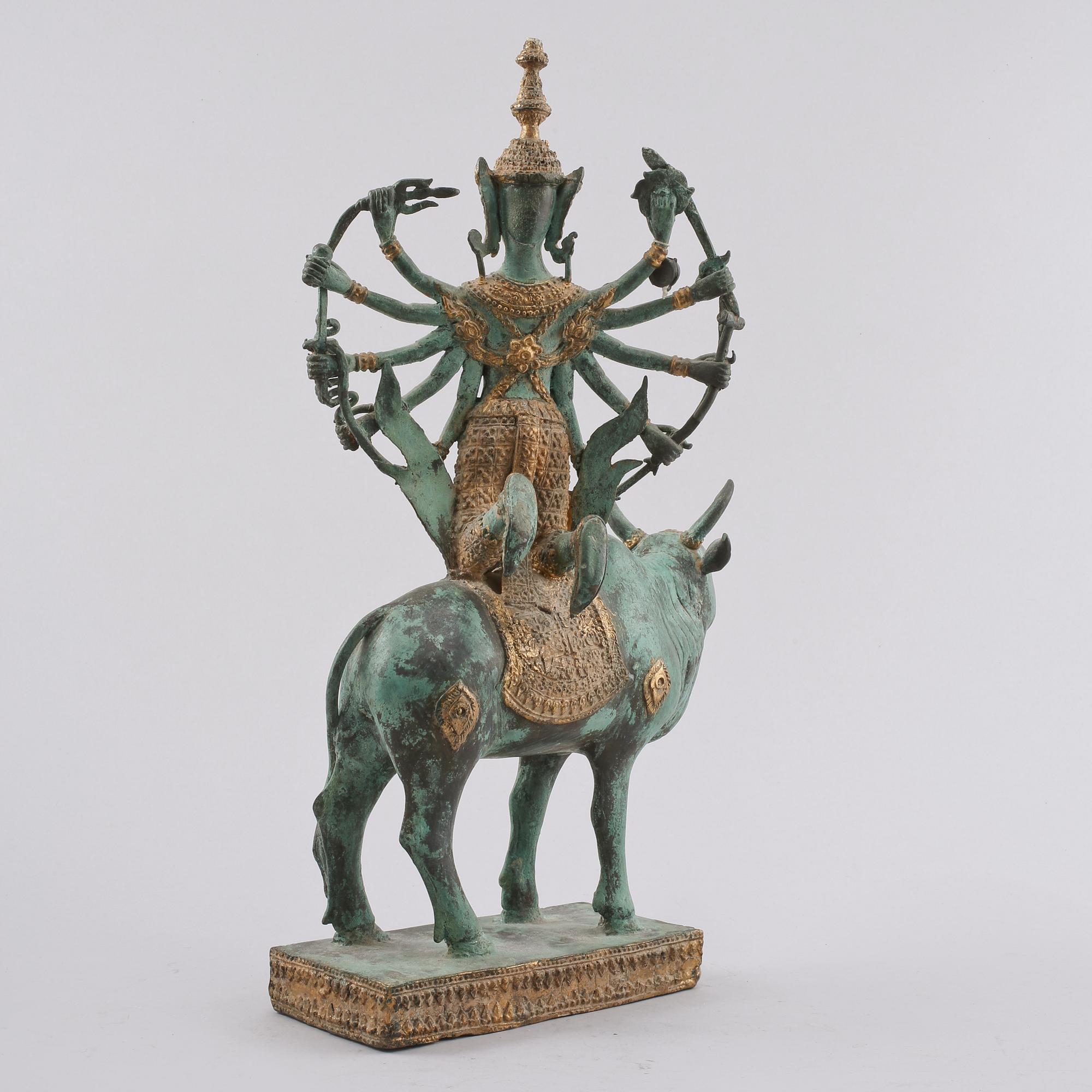 SKULPTUR, brons, orientalisk, 1900-tal.