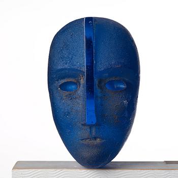 Bertil Vallien, a unique sand cast glass sculpture, Kosta Boda, Sweden.