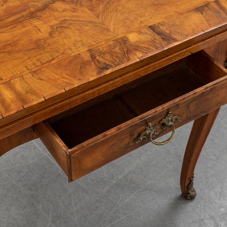 A rococo style card table. early 20th Century.