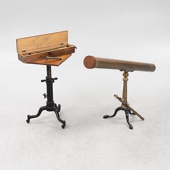 A telescope, A. Bardou, Paris, around the year 1900.