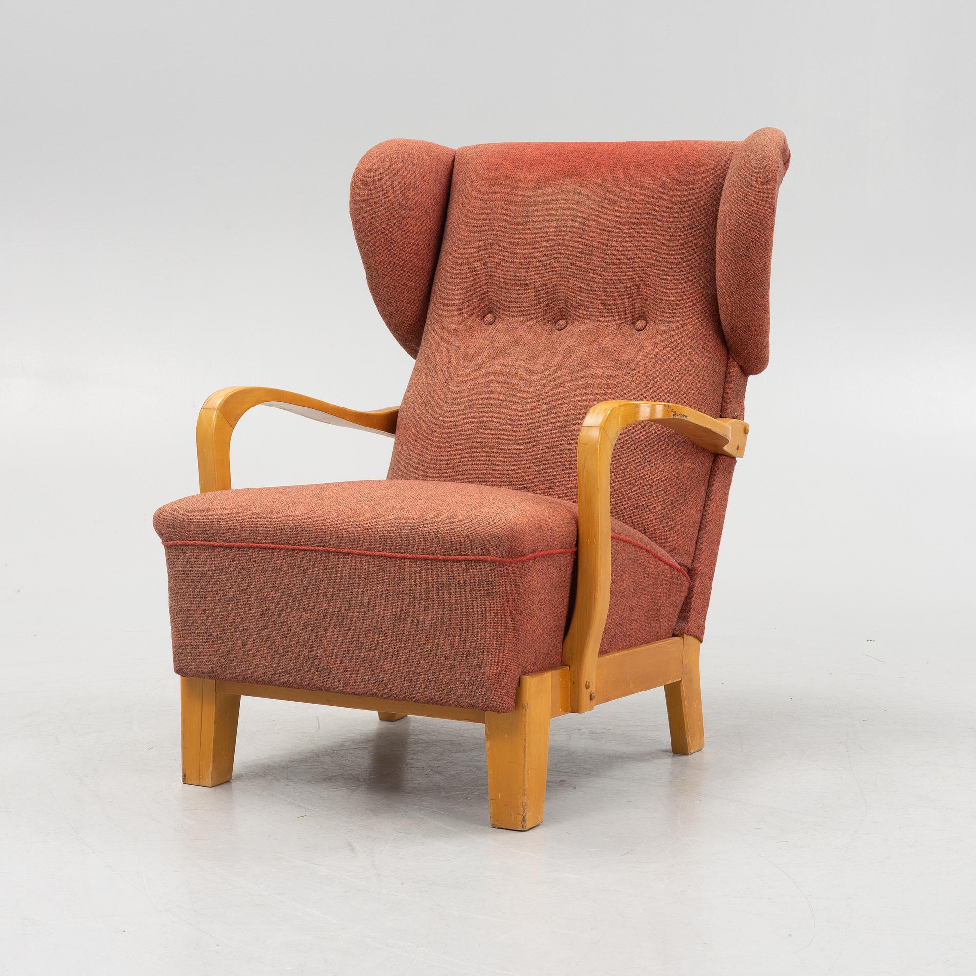 Erik Ahlsén, a Swedish Modern armchair, Kooperativa Förbundet/PUB, 1940's.