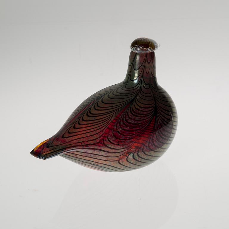 FIGURIN, glas, signerad O. Toikka, Nuutajärvi.