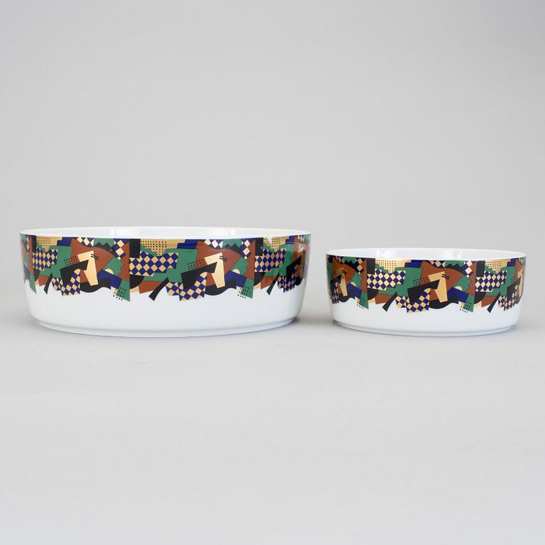 SERVIS, 118 delar, fältspatporslin, "Festivo", Heikki Orvola, Rörstrand, 1980-tal.