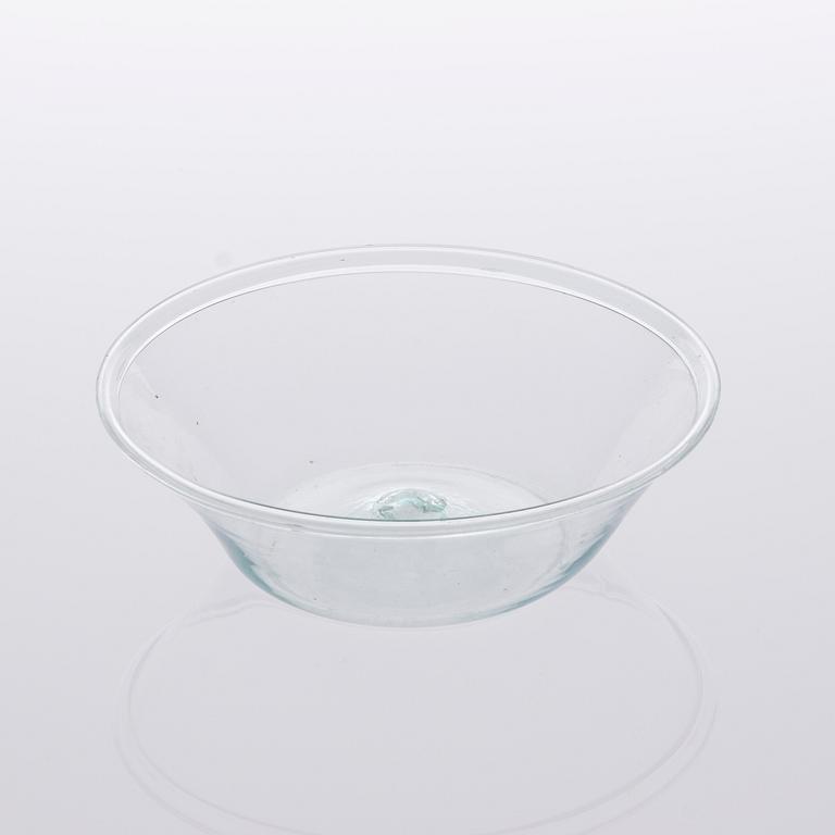 FILBUNKAR, 2 ST, glas, 1800-talets slut.