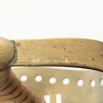 Swords 2 pcs, Swedish, m/1867 for the cavalry, and m/1831 for artillery personnel, with scabbard.