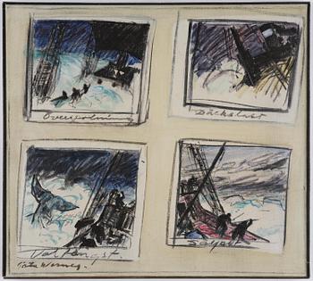 Gösta Werner, Marine motif.