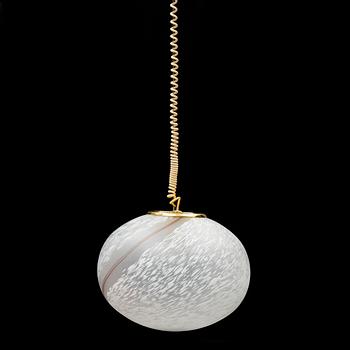 A glass ceiling light, Vetri Murano, Italy, late 20th Century.