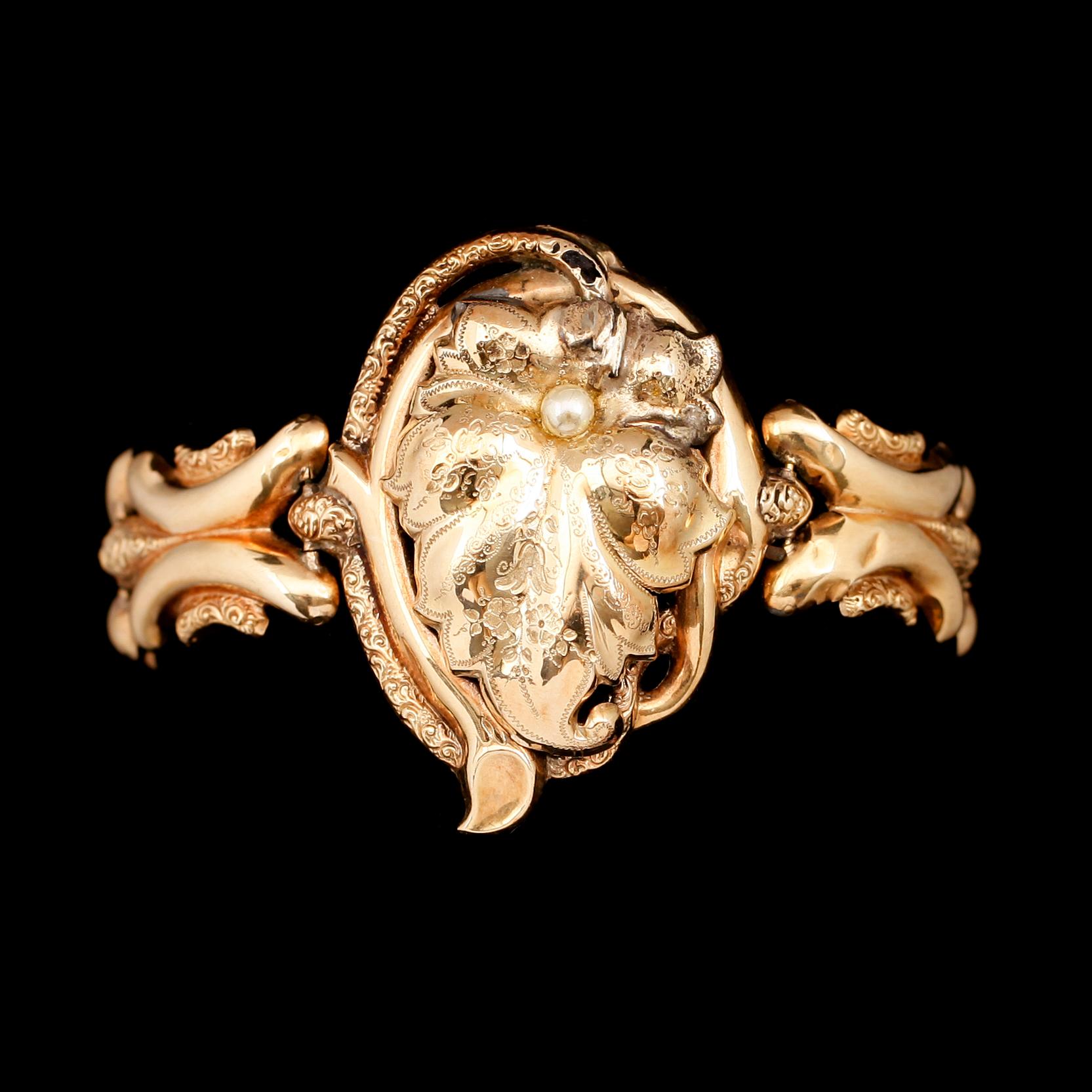 ARMBAND, 14 k guld. Vikt 18 g.
