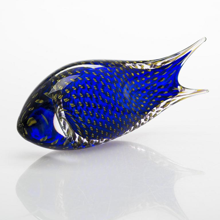 Skulptur, glas, signerad, formgivare Hanne Dreutler, glasblåsare Arthur Zirnsack, Studio Åhus 2002.