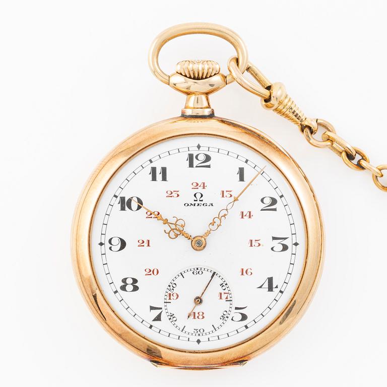 Omega, pocket watch, 51 mm.
