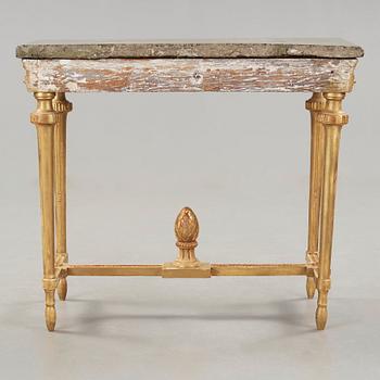 A Gustavian late 18th century console table.