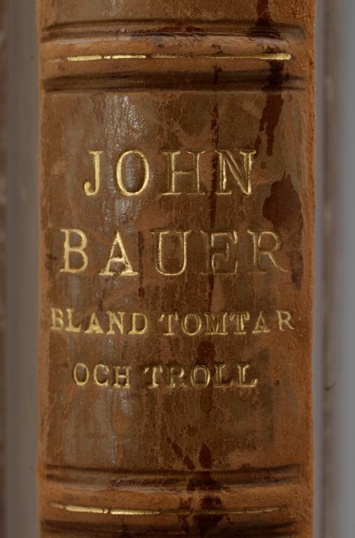 BOK, "John Bauer bland tomtar och troll ett urval", numr 185/200, Stockholm 1918.