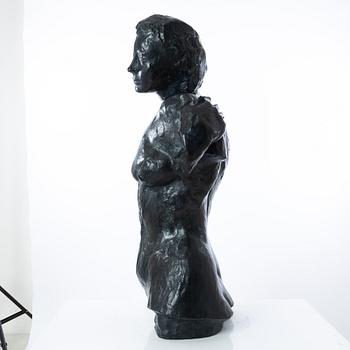 Gudmar Olovson, sculpture. Signed. Numbered. Foundry mark. Bronze, height 108 cm, length 67 cm.