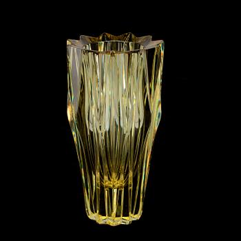 VAS, glas, "Hässleklocka" signerad Aimo Okkolin Riihimäen Lasi.