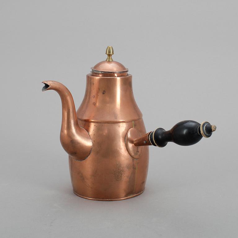 CHOKLADKANNA, koppar, 1800-talets början.