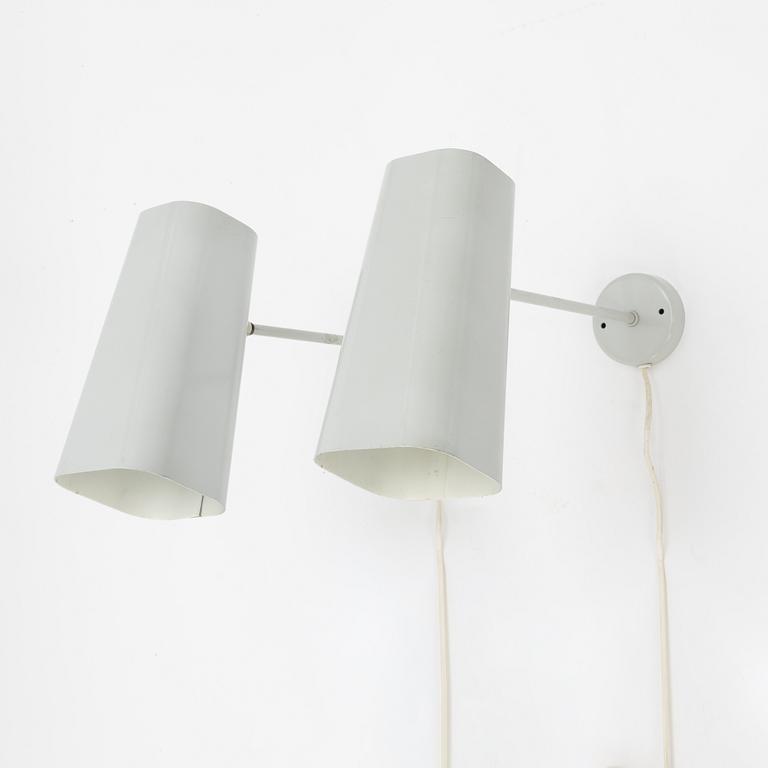 Uno Westerberg, a pair of wall lamps model "8889", Arvid Böhlmarks Lampfabrik, Stockholm, 1960s.